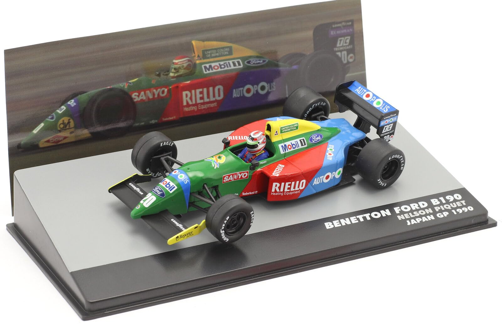 Amazon | アルタヤ 1/43 ベネトン フォード B190#20 ネルソン・ピケ