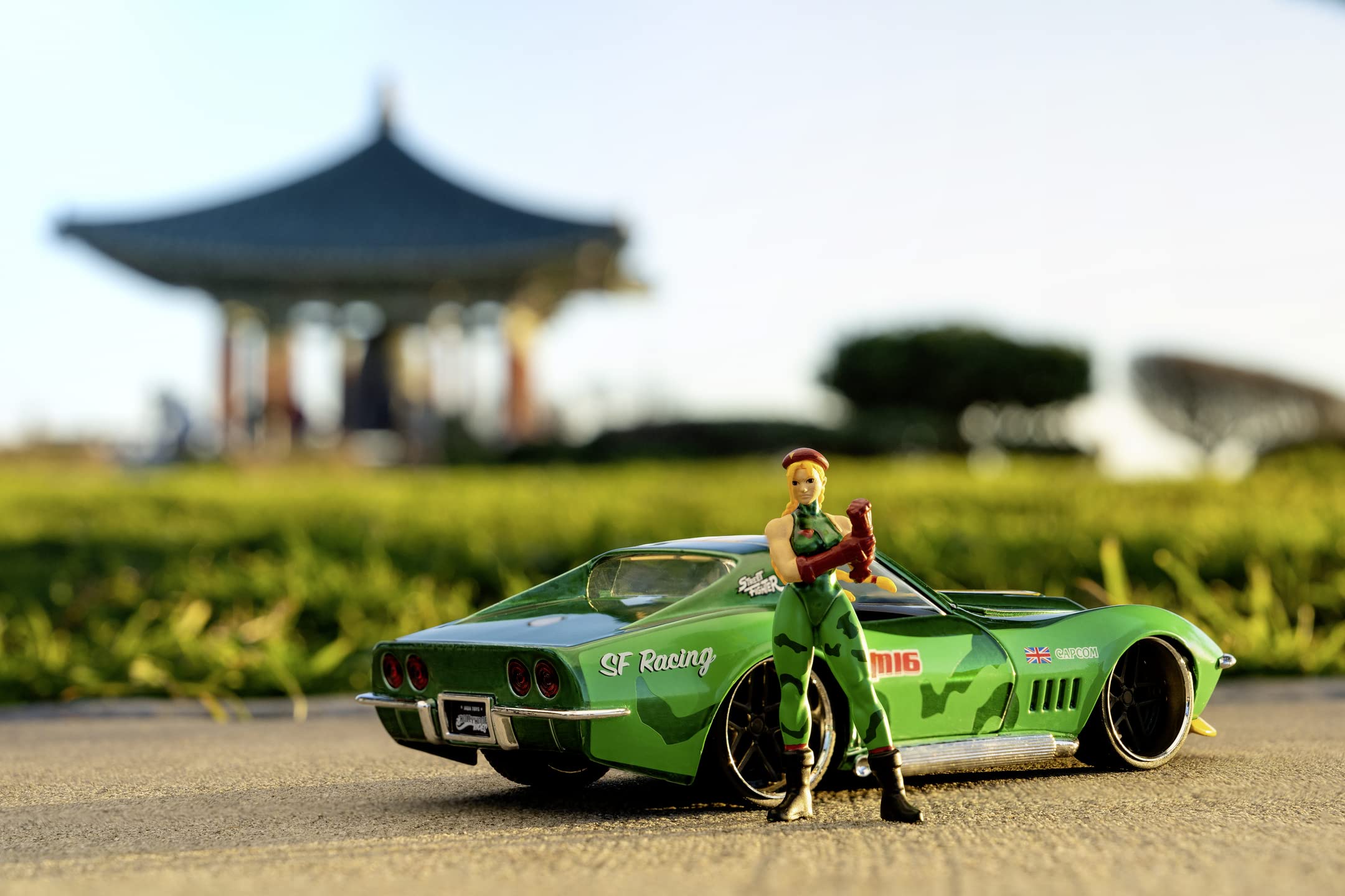 Amazon.com: Jada Street Fighter 1:24 1969 Chevrolet Corvette