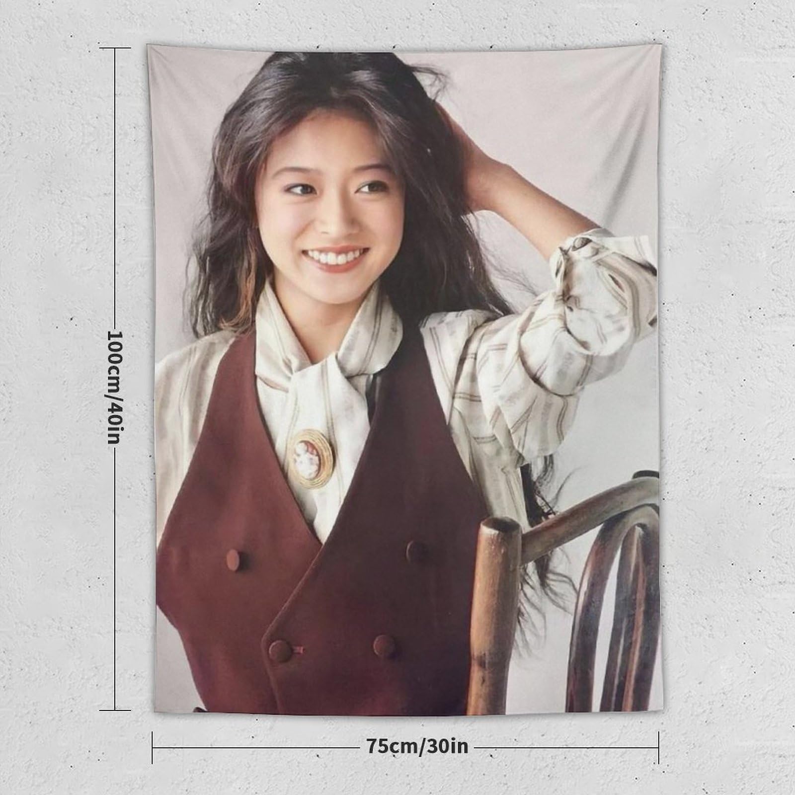 Amazon.co.jp: [Lisianthus] 中森明菜 タペストリー ポスター 壁飾り