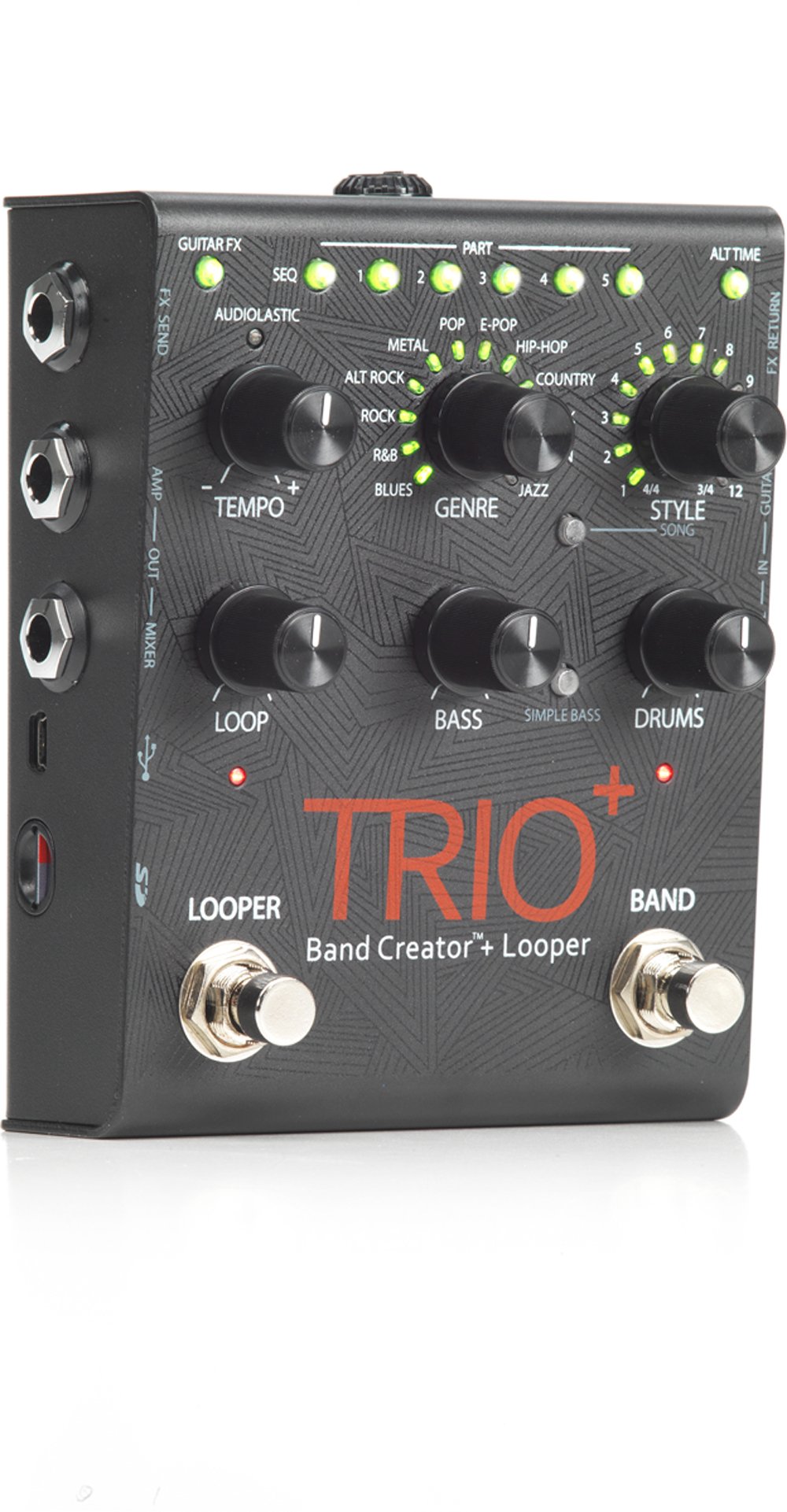 Amazon.com: Digitech Trio+ Band Creator + Looper w/ Patch Cables