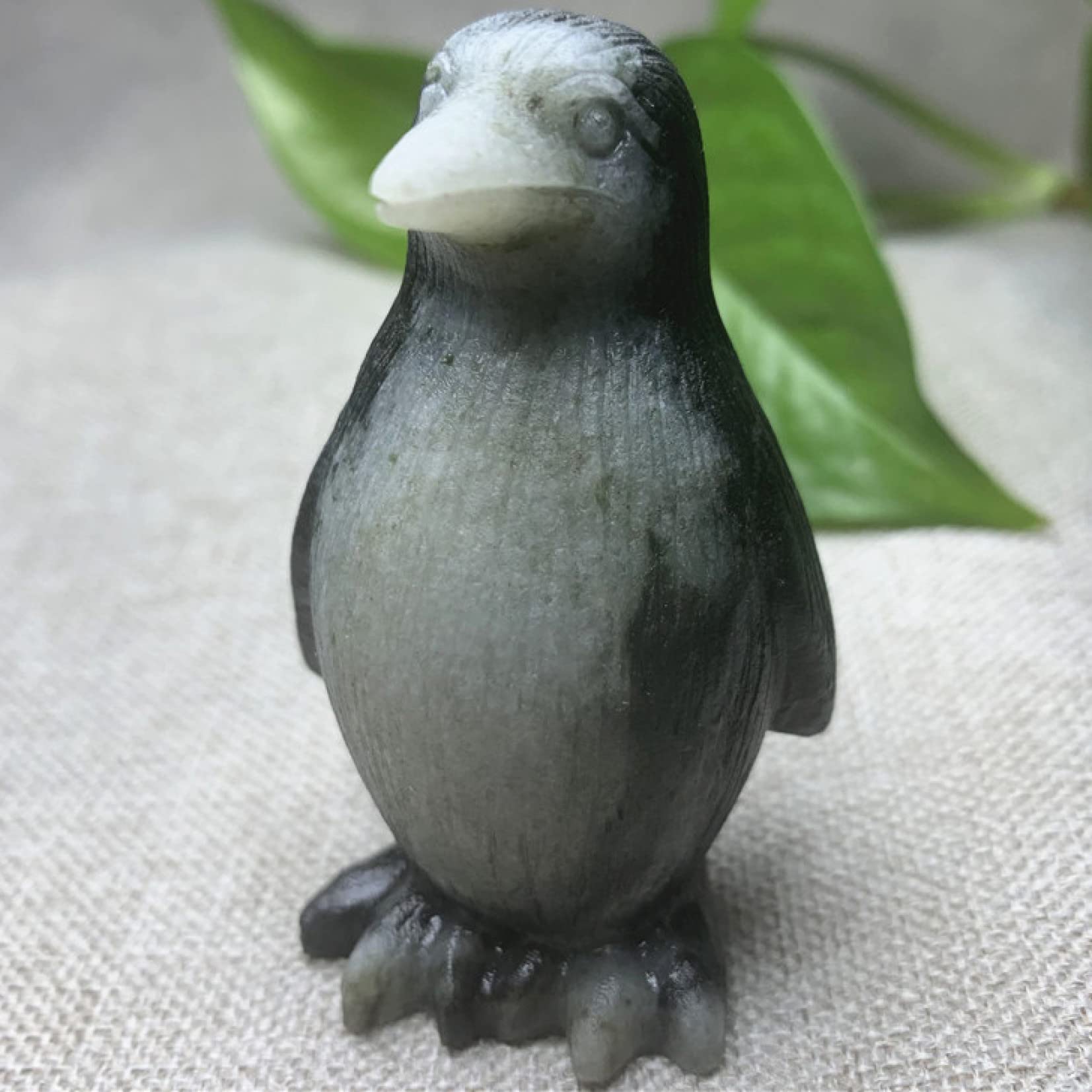 Amazon.co.jp: 天然石 クリスタル ストーン ペンギンの置物 天然宝石