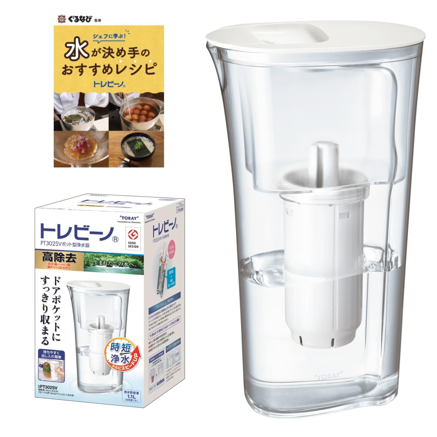 Amazon.co.jp: 【Amazon.co.jp限定】 東レ レビーノ 浄水ポット (高速
