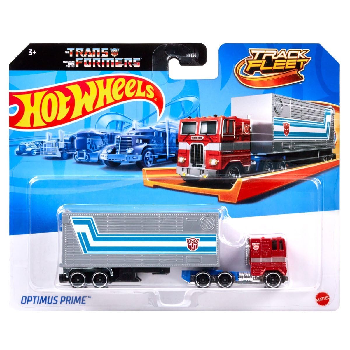 Amazon.com: Hot Wheels Track Fleet Transformers Optimus Prime