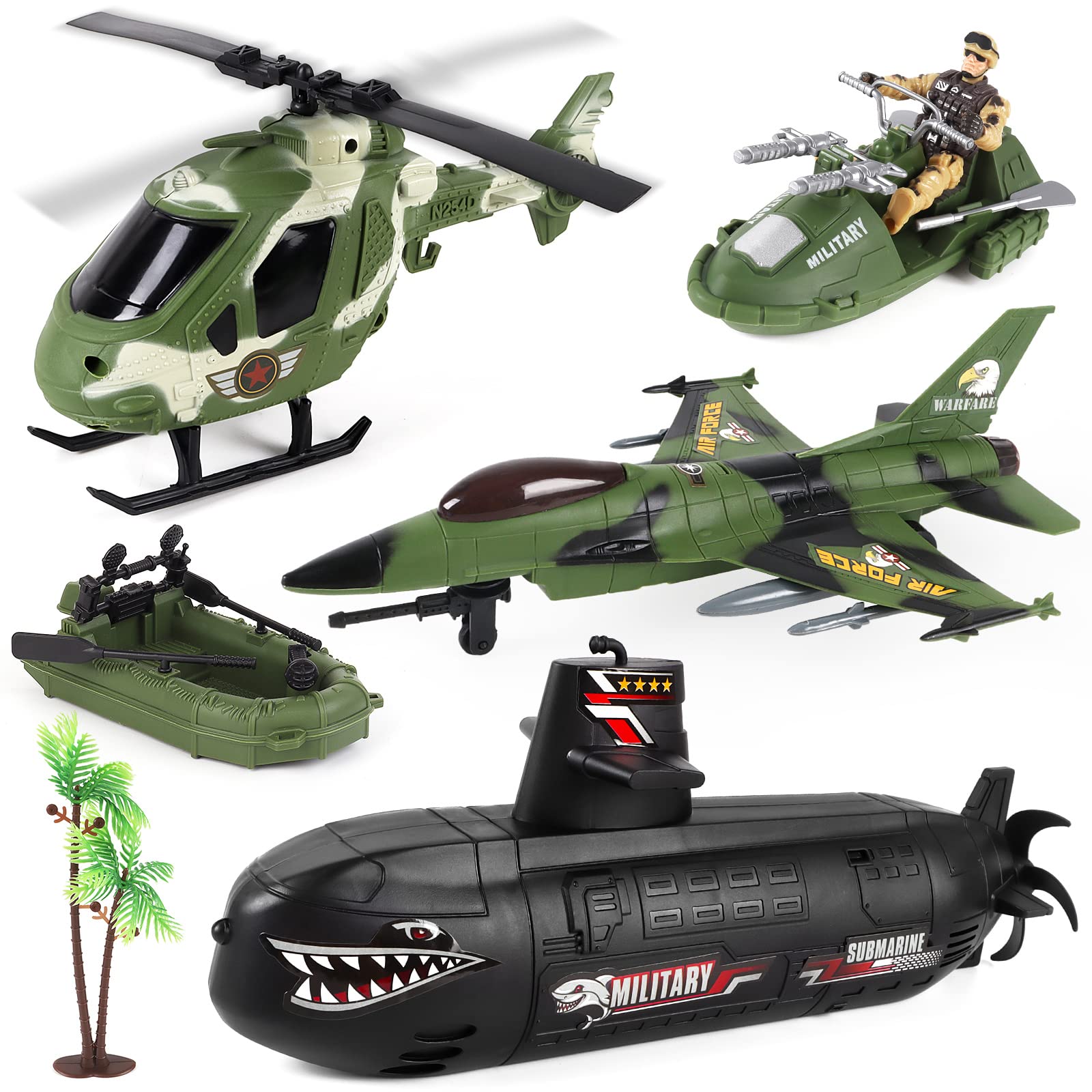 Amazon.co.jp: deAO 潜水艦 おもちゃ 陸軍 メンズ アクション