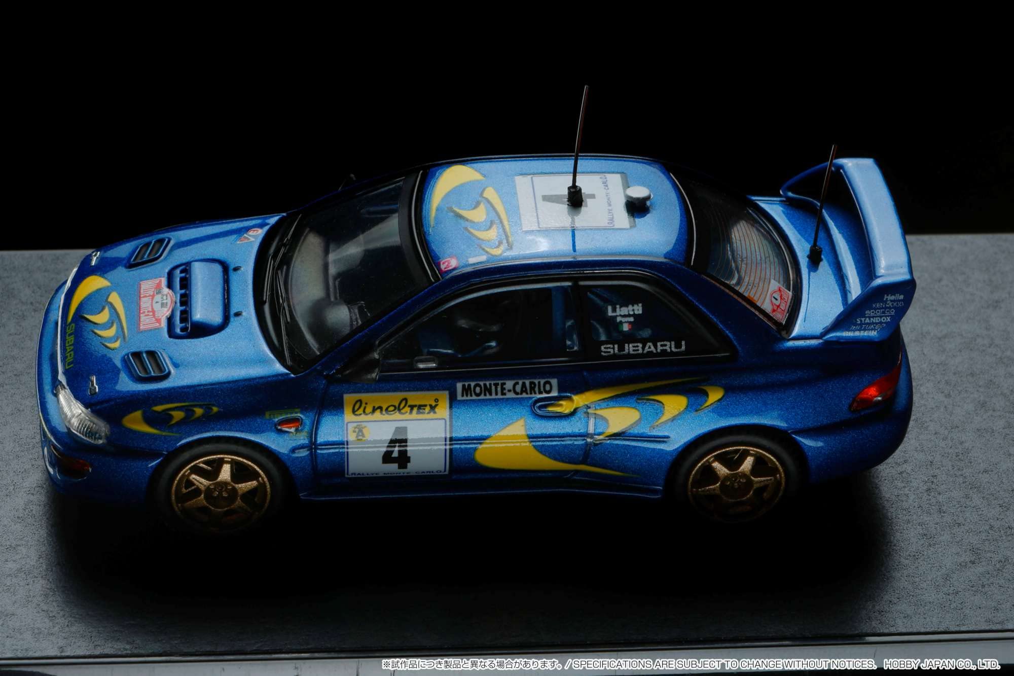 Amazon | HJ64 1/64 スバル インプレッサ WRC 1997 #4 (モンテカルロ