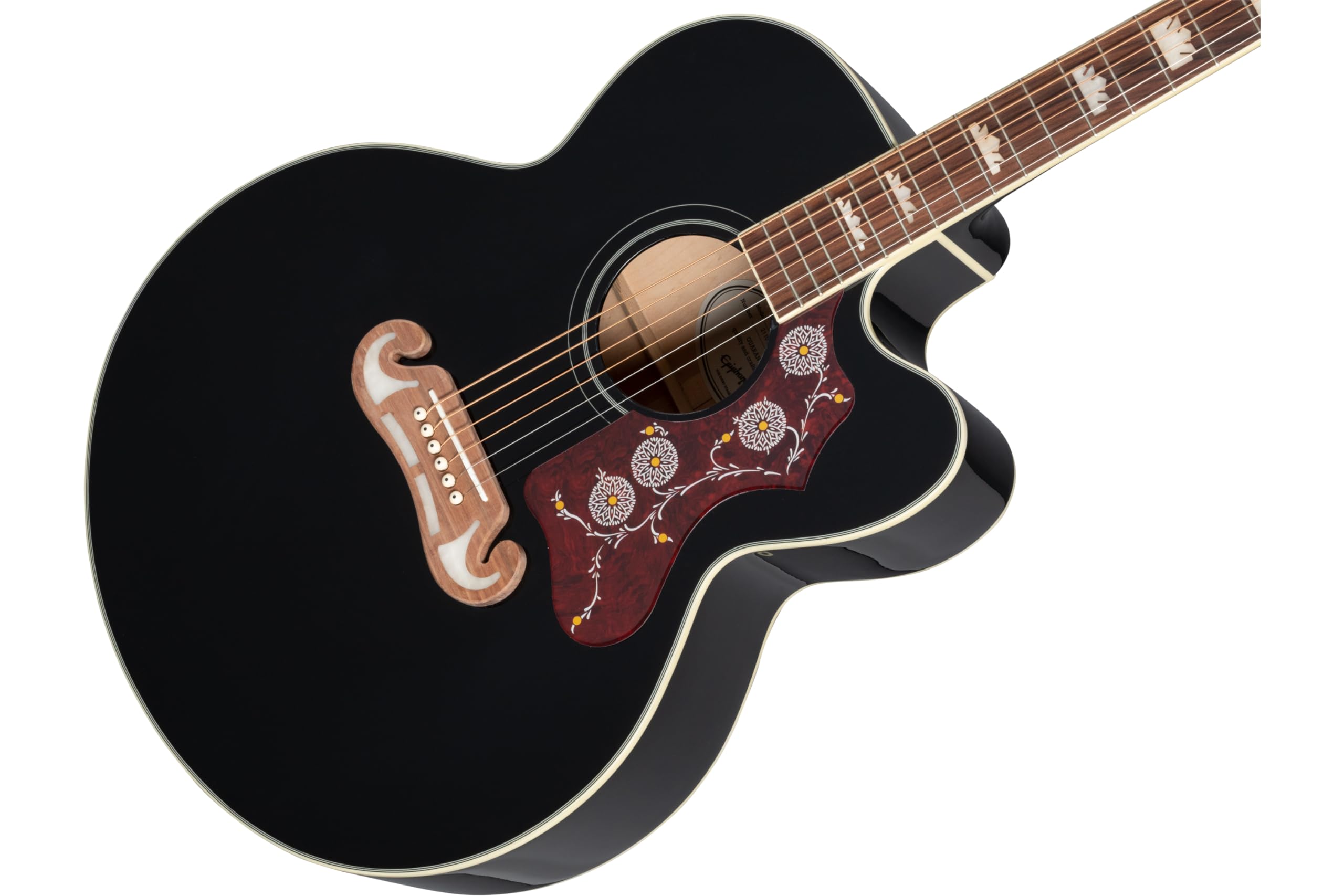 Amazon | Epiphone J-200EC Studio Black エレアコギター トップ単板