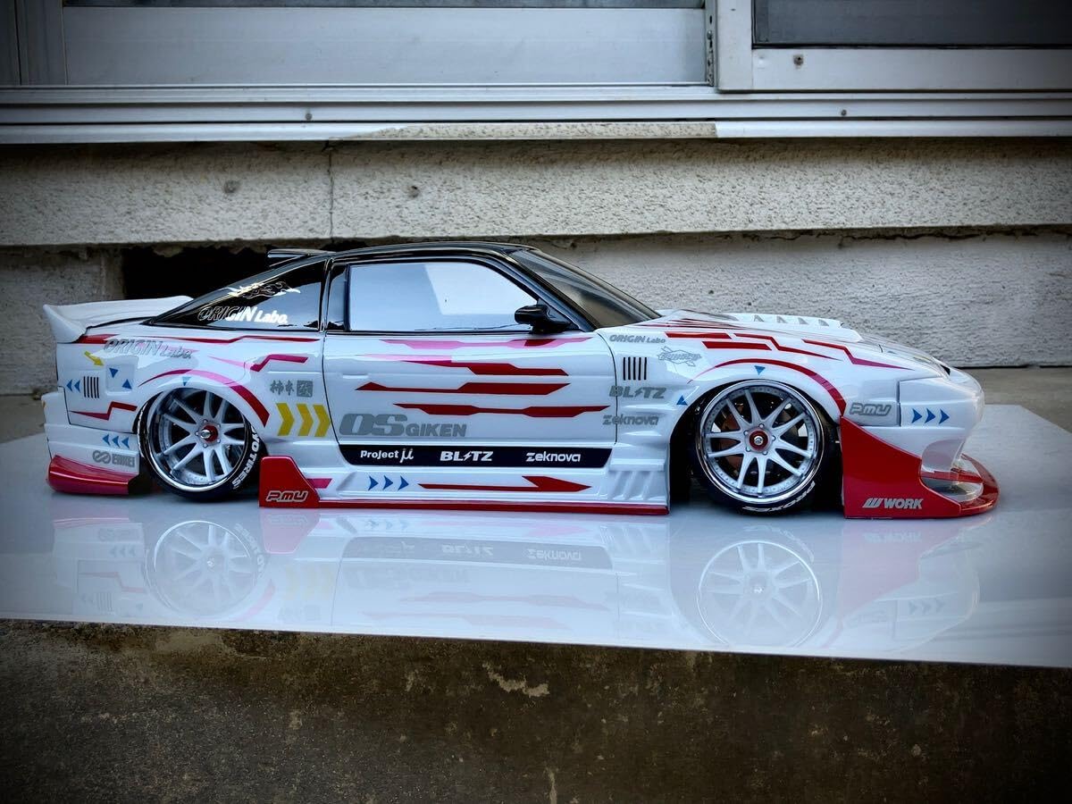 Amazon.co.jp: 1/10 パンドラ製品 180SX 風神ORIGIN Labo.カスタム塗装