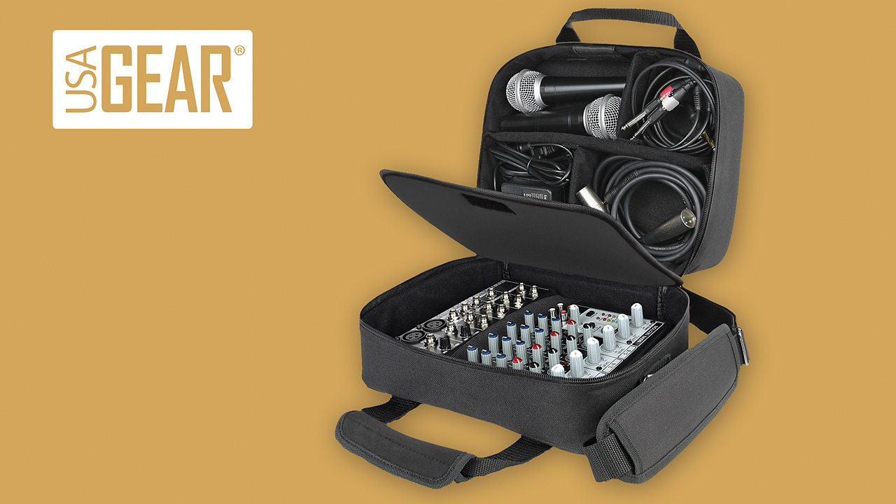 Amazon.com: USA Gear DJ Mixer Case - Compact Audio Channel Mixer