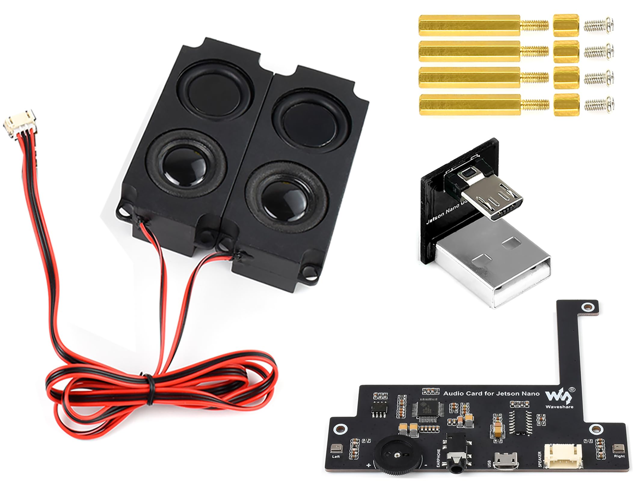 Amazon.com: USB Audio Codec for Jetson Nano, USB Sound Card
