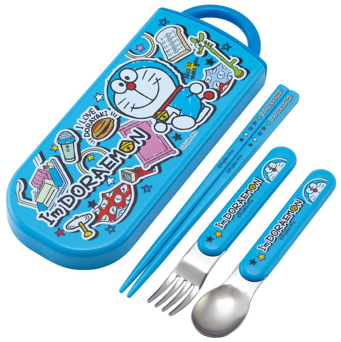 Amazon｜スケーター トリオセット 箸 スプーン フォーク ドラえもん