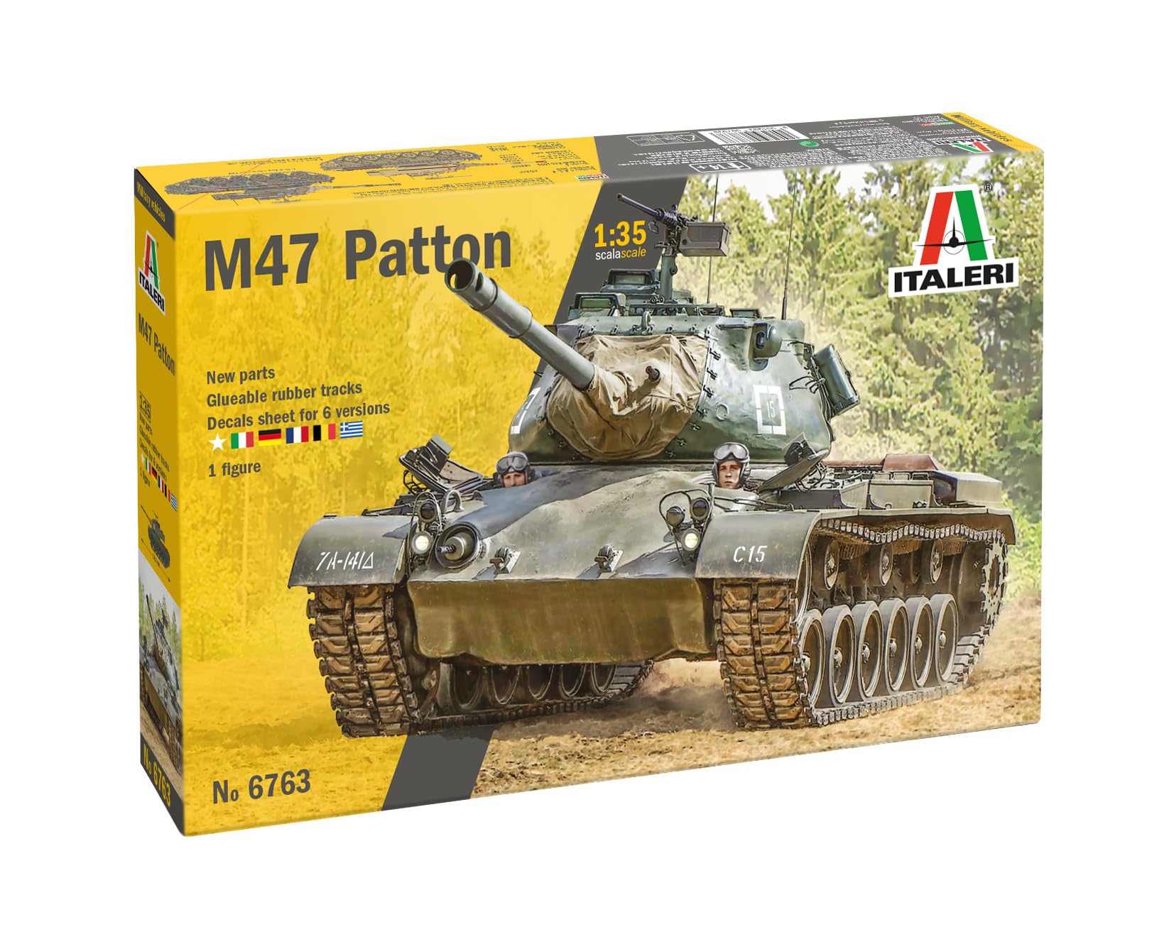 Amazon | イタレリ 1/35 アメリカ M47 パットン プラモデル IT6763