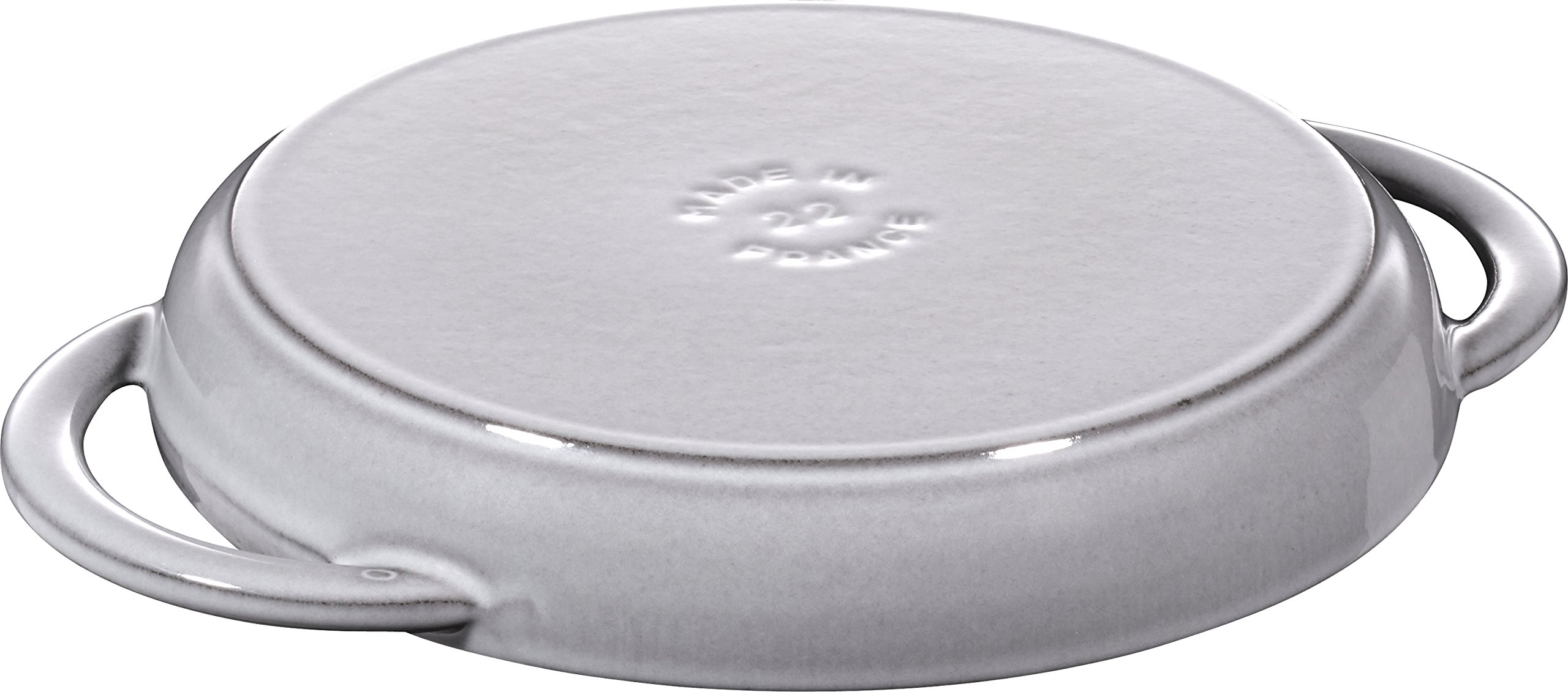 Amazon.co.jp: staub ストウブ 「 ピュアグリル ラウンド グレー 22cm