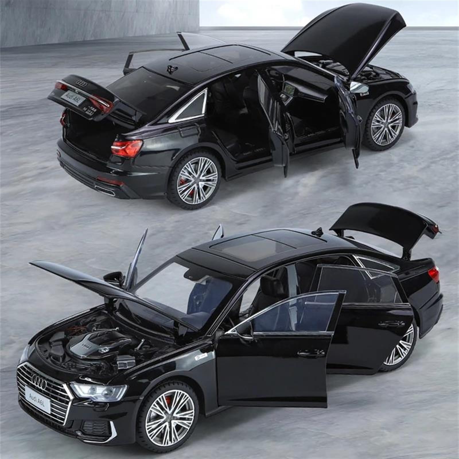 Amazon.co.jp: ミニカー スケールモデルカー 1:18 アウディ A6 合金