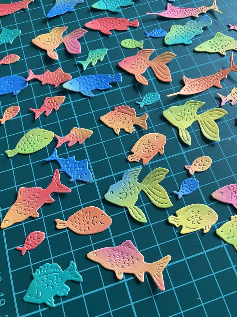 Amazon.co.jp: ダイカット クラフトパンチ 魚 セット 海 水族館 : おもちゃ