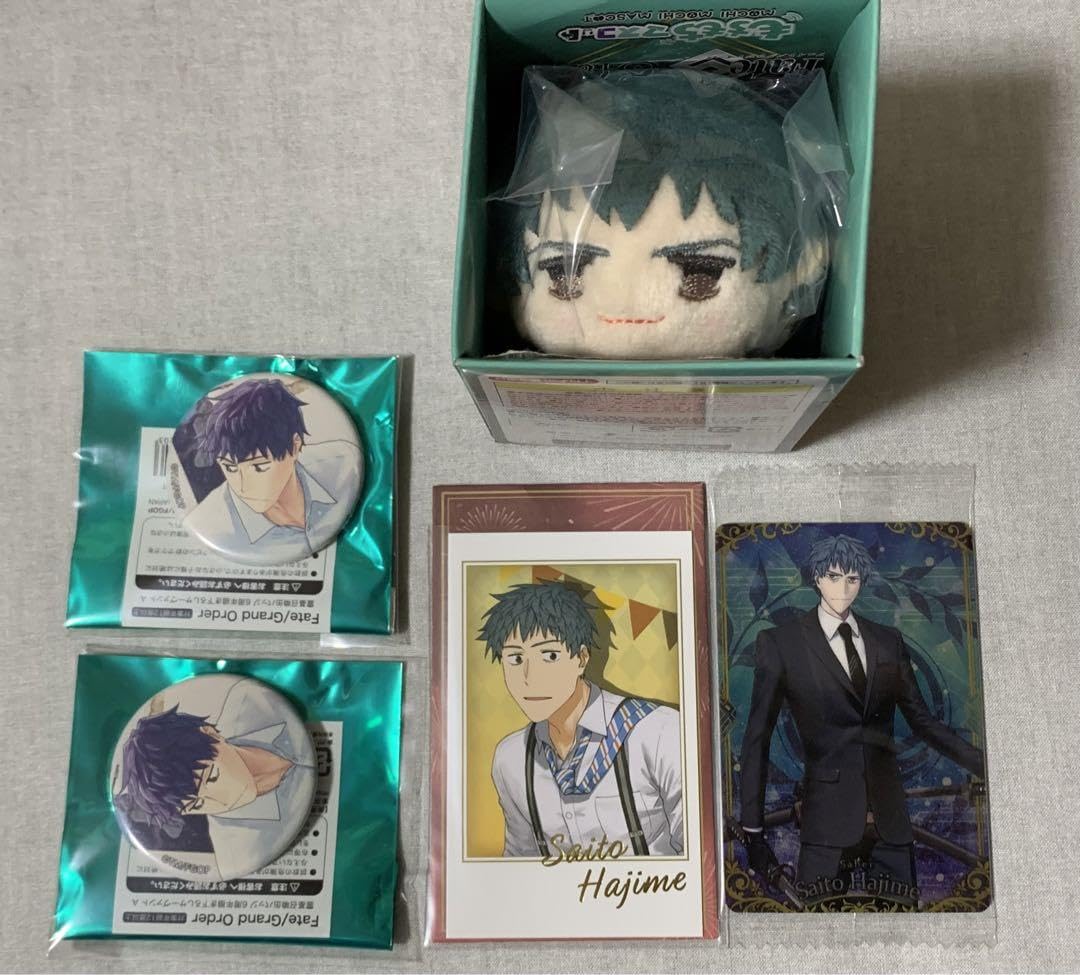 Amazon.co.jp: fgo fate 斎藤一 缶バッジ もちマス ポートレイト