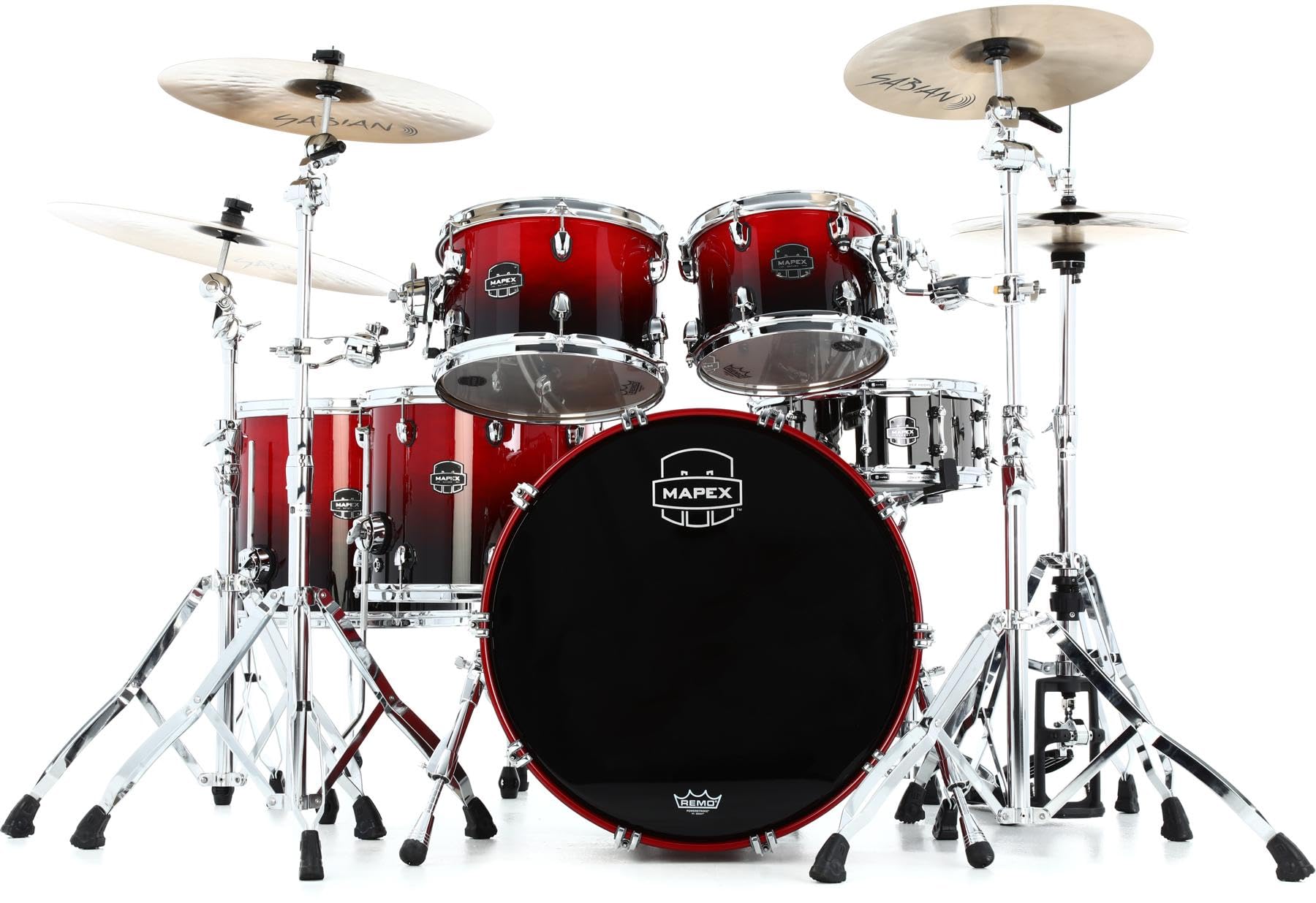 Amazon.com: Mapex Saturn SR628XU 5-piece Studioease Shell Pack