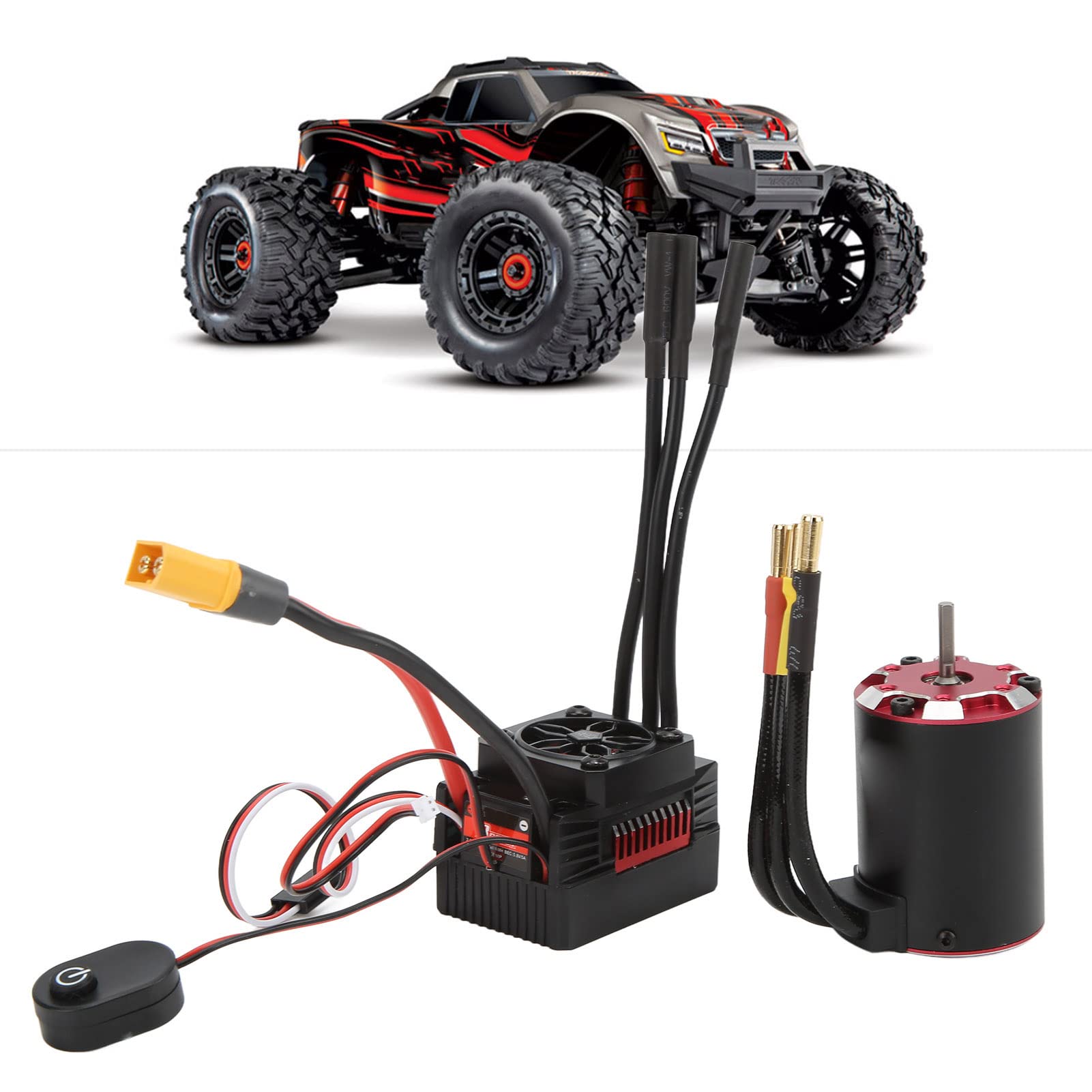Amazon.co.jp: タミヤ1/10RC車両用ブラシレスモーター、防水アルミCNC