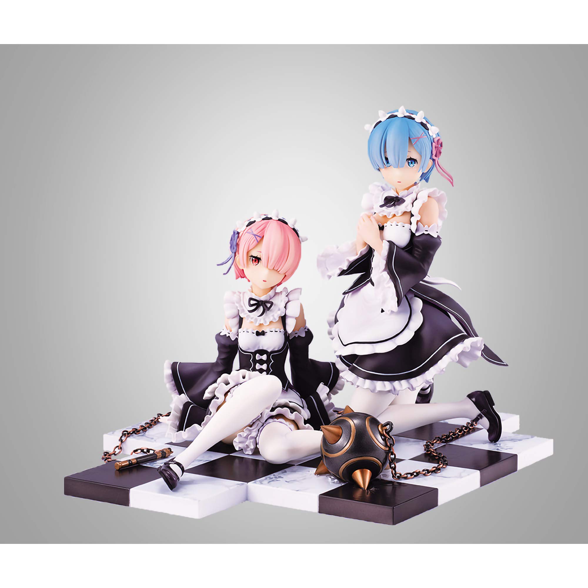Amazon.co.jp: Re:ゼロから始める異世界生活 ラム＆レム 特製台座