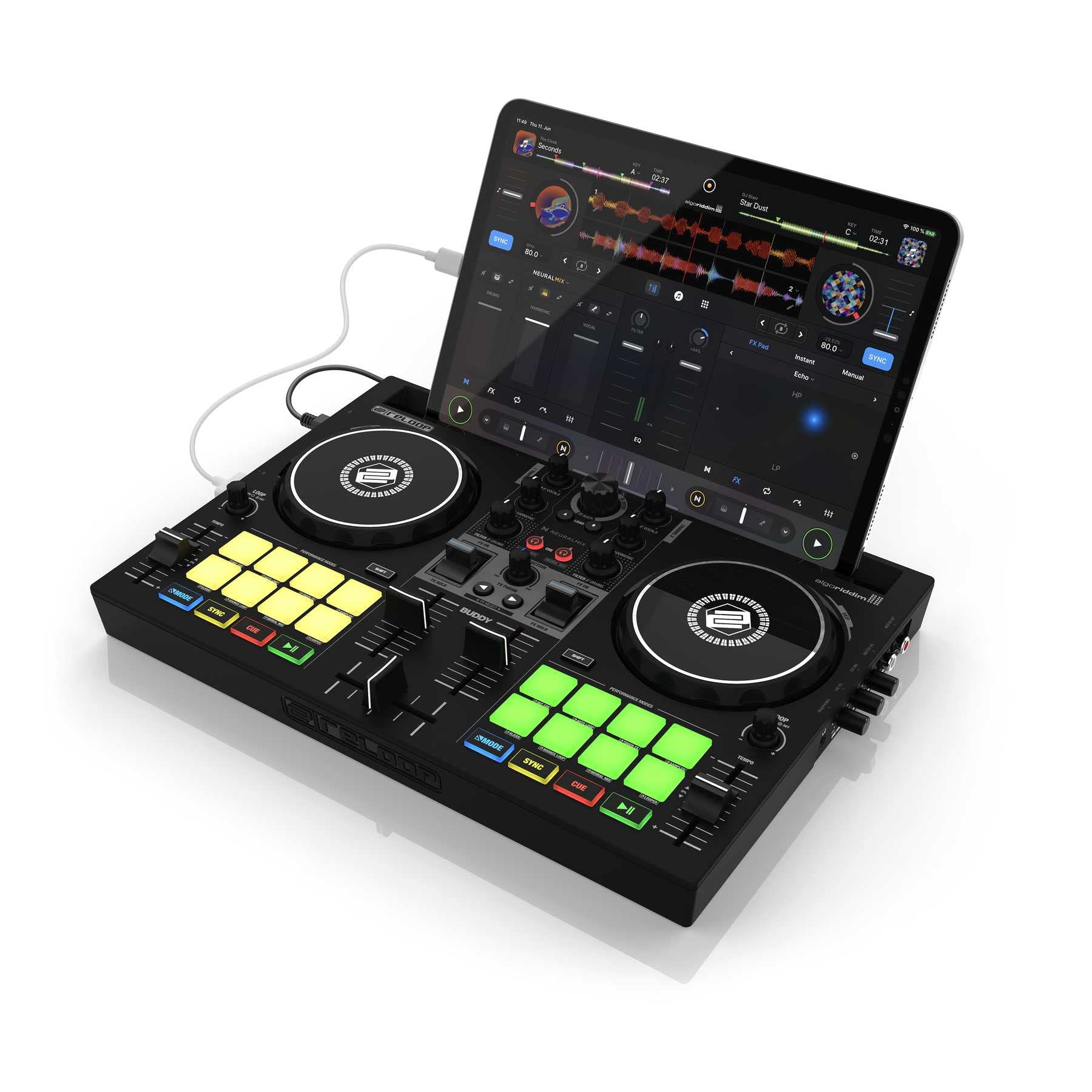 Amazon.co.jp: Reloop Reloop Buddy DJ Controller Compact 2-Deck