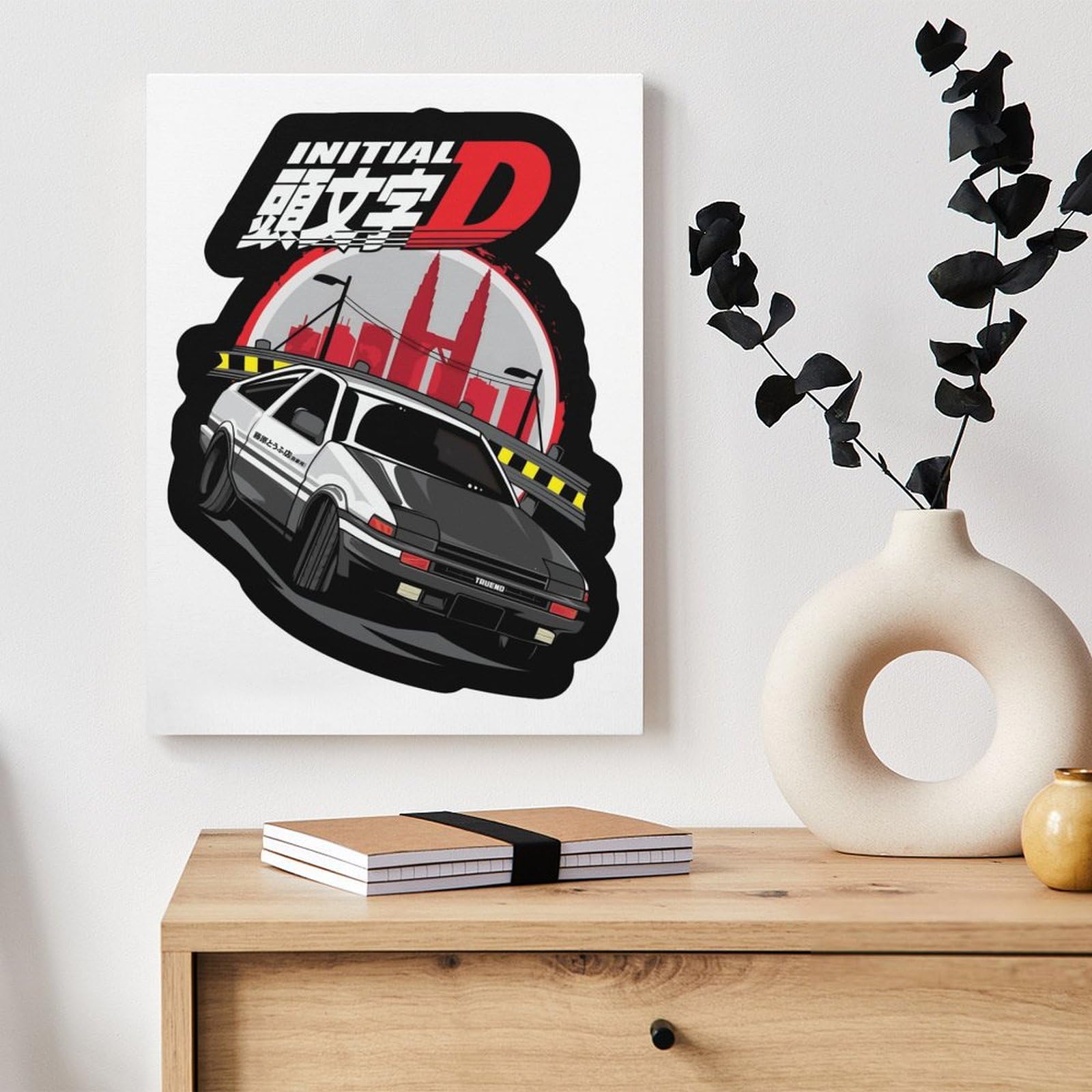 Amazon.co.jp: アートパネル 頭文字d イニシャル D Ae86 装飾画