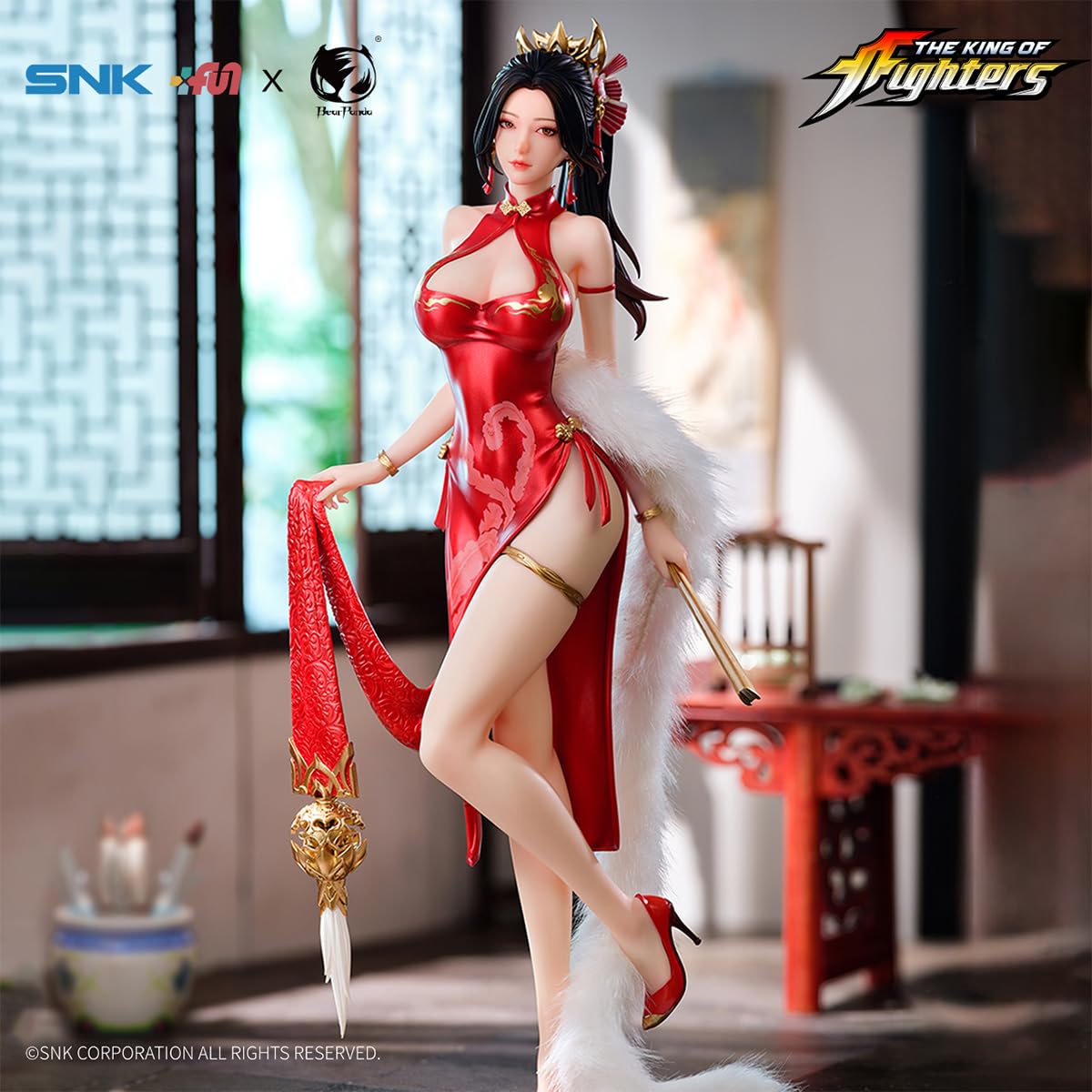 Amazon | HiPlay BearPanda×SNK 1/6 不知火舞 紅裳舞Ver. 全高約400mm