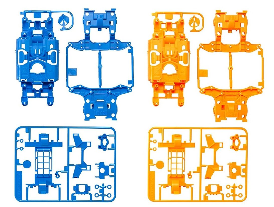 Amazon | タミヤ ミニ四駆特別企画商品 MSカラーシャーシセット ライト