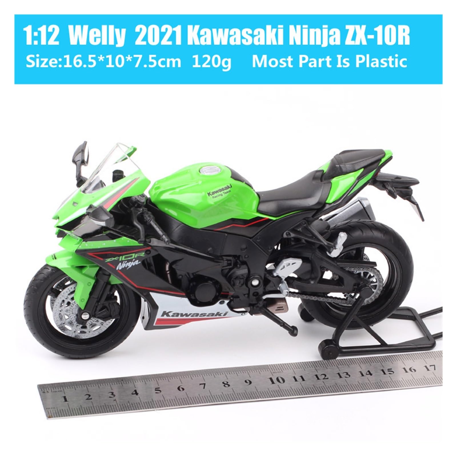 Amazon | ミニダイキャストカー に適合する カワサキニンジャ ZX-10R