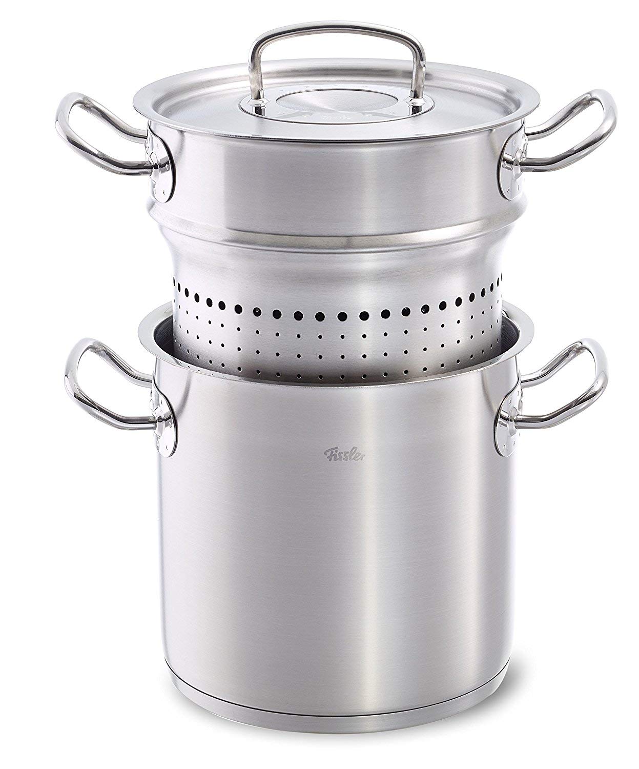 Amazon｜フィスラー (Fissler) 両手鍋 パスタ鍋 マルチスター 20cm
