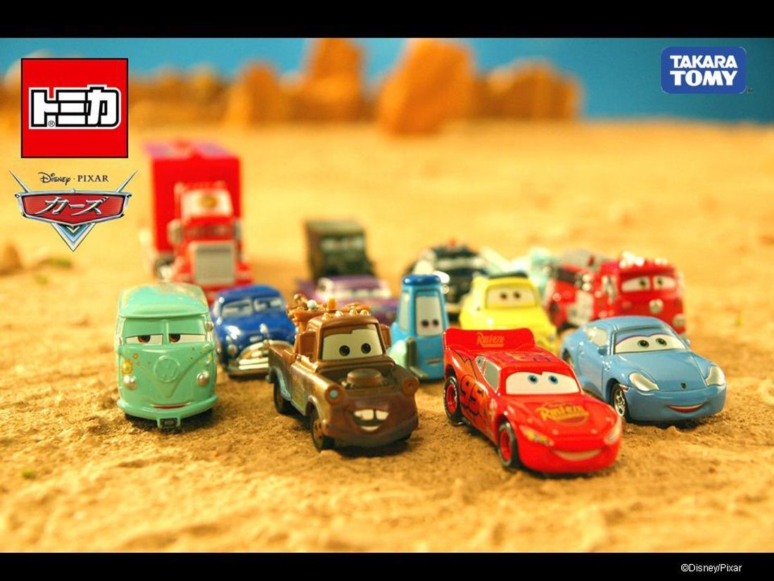 Amazon.com: Tomica Disney Pixar Cars Red Fire Engine C-07 (Japan
