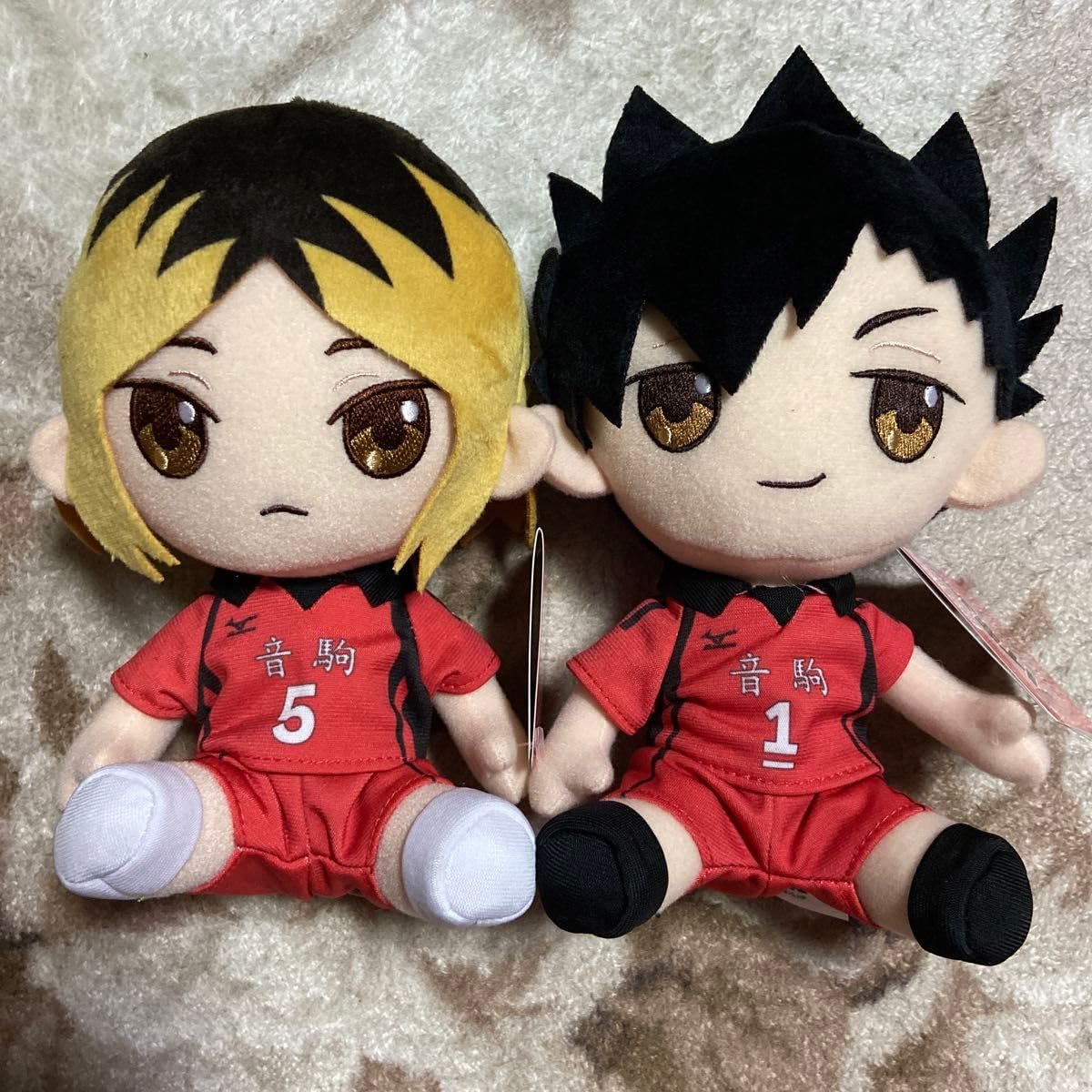 ハイキュー!! ハイキュー!! 黒尾鉄朗 孤爪研磨 ぬいぐるみ セット 指の