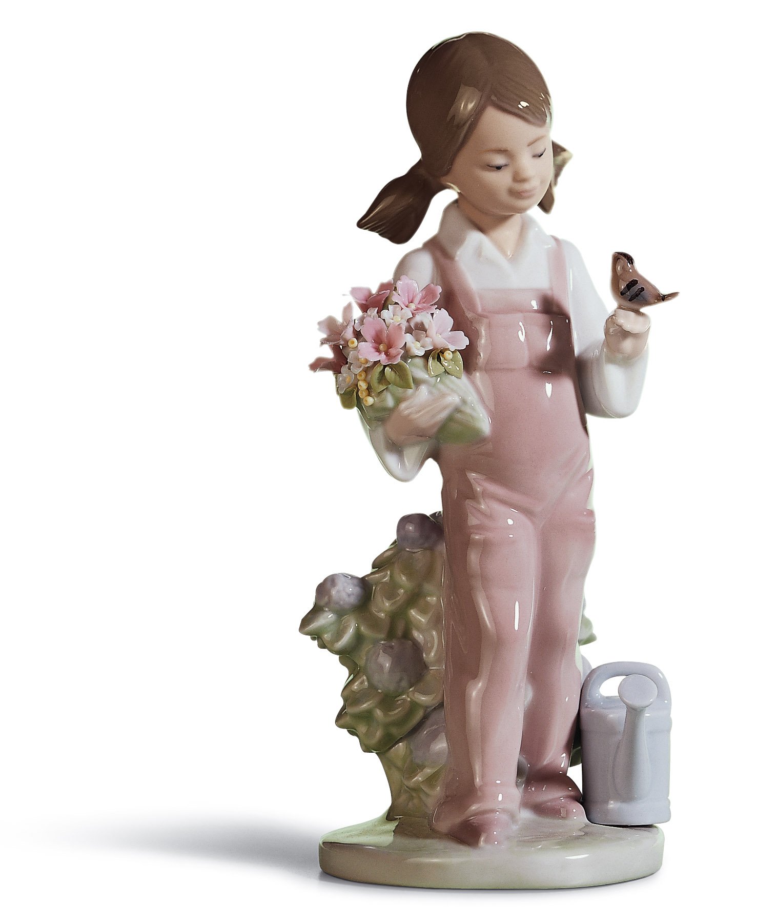 Amazon.com: LLADRÓ Spring Girl Figurine. Porcelain Girl with