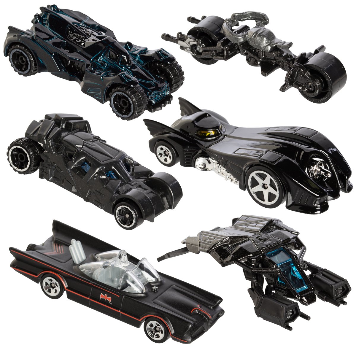 Amazon.com: Hot Wheels, 2015 Batman, Bundle Set of 6 Exclusive Die
