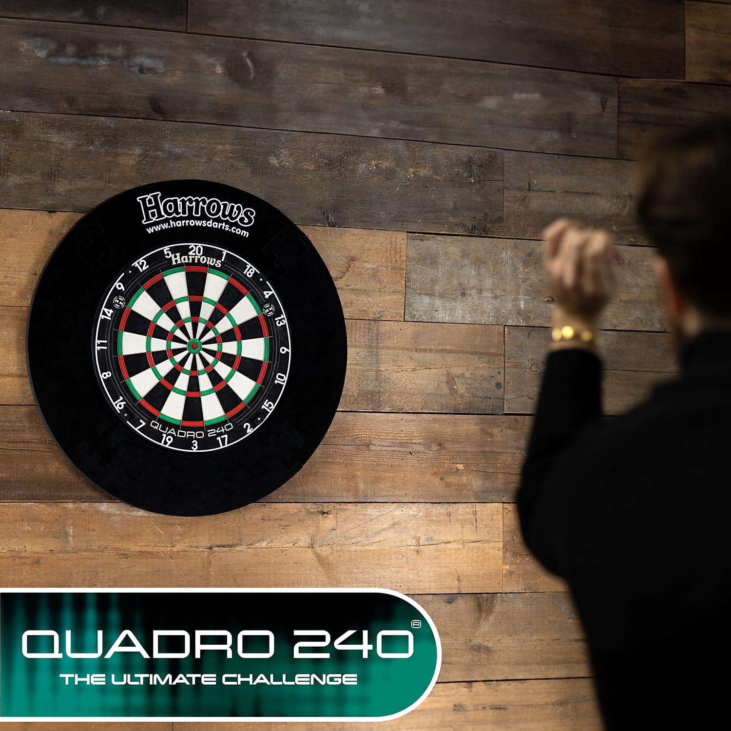 Amazon | Harrows ダーツボード Quadro I ユニークで独占的な3つの