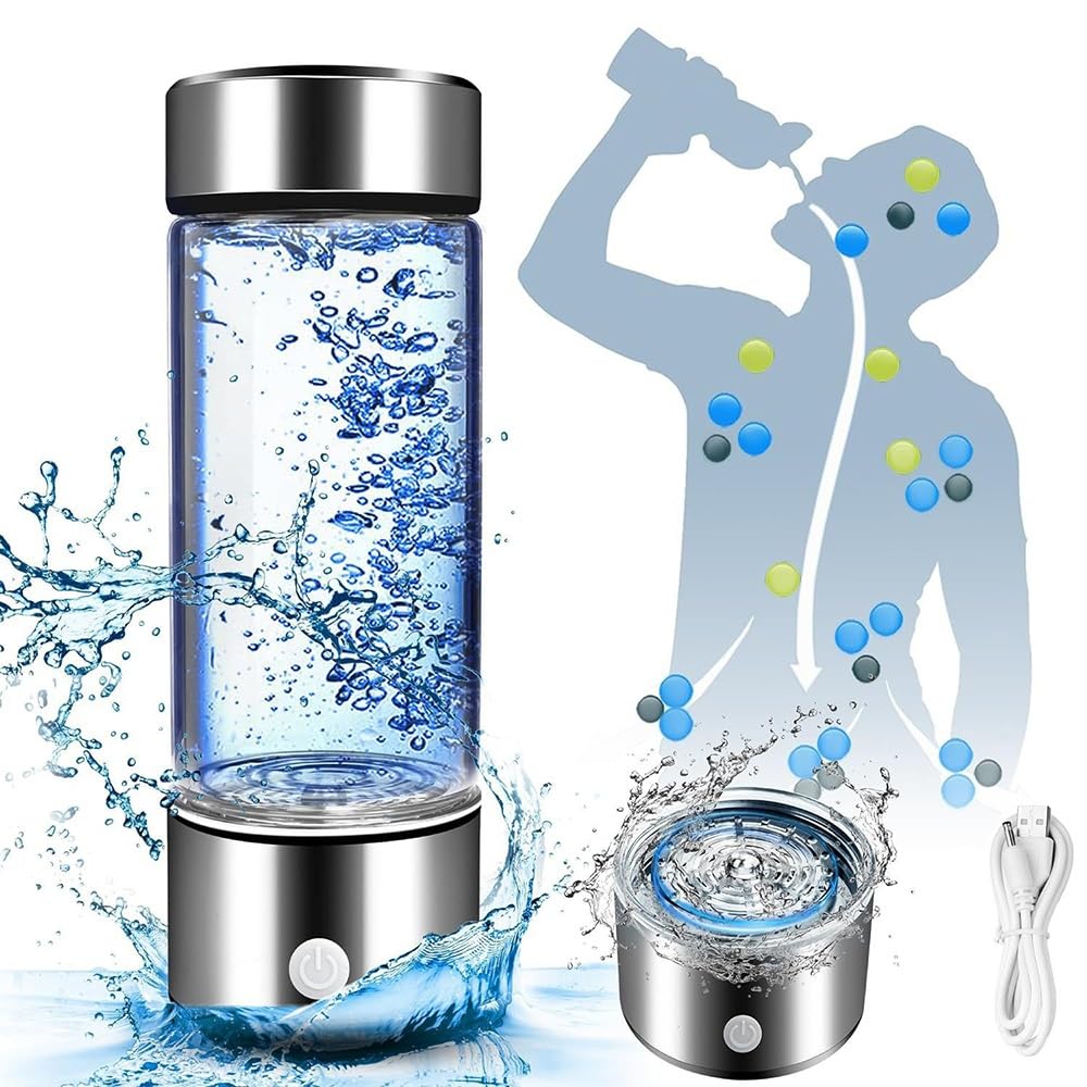 Amazon | 水素水生成器 携帯 高濃度水素水生成器【3分生成・420ml容量