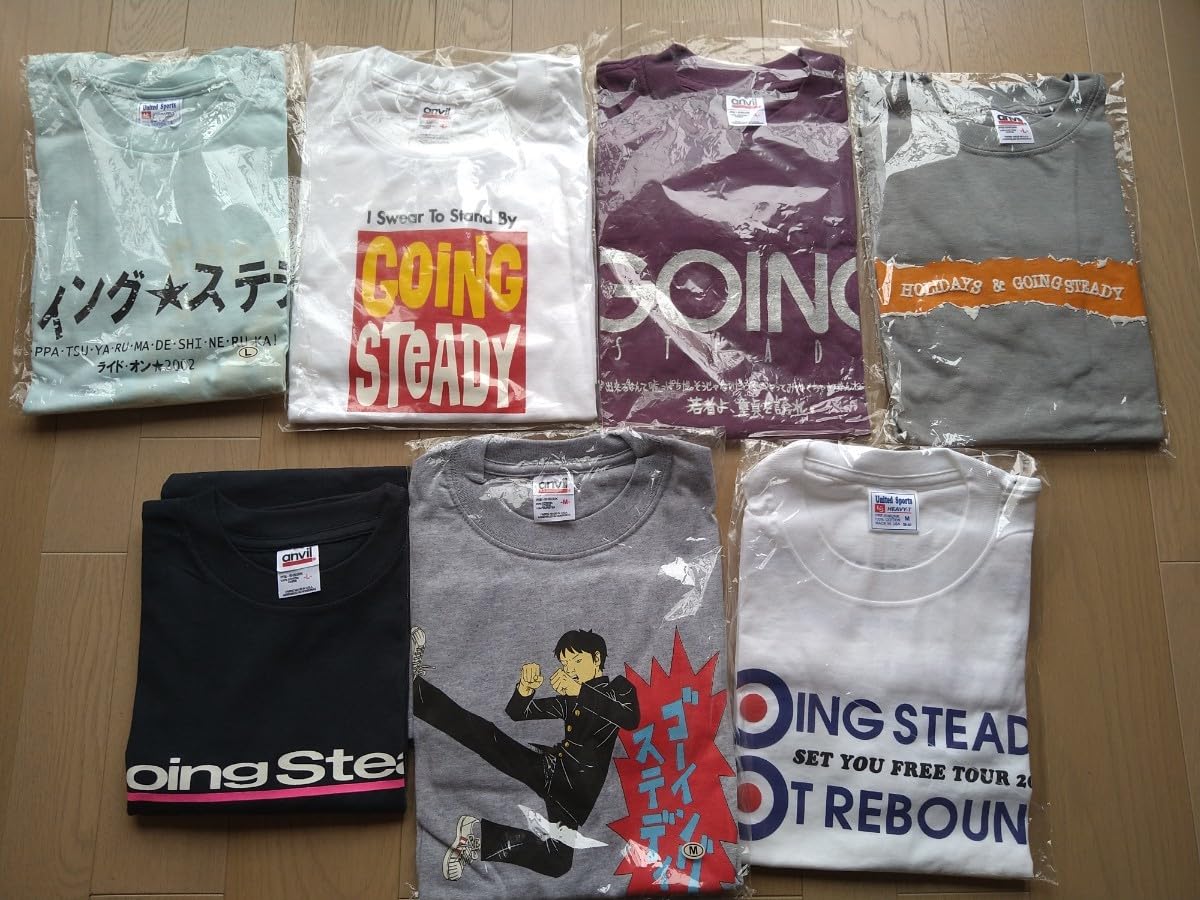 Amazon.co.jp: GOING STEADYゴイステTシャツ7枚セットM/Lサイズ