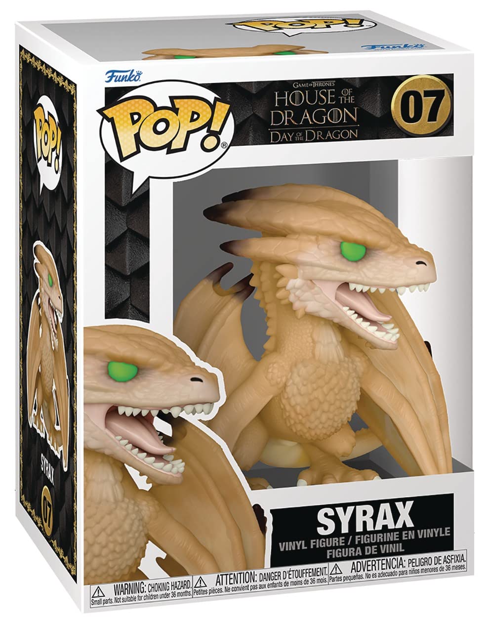 Amazon.com: POP House of Dragon - Syrax Funko Vinyl Figure