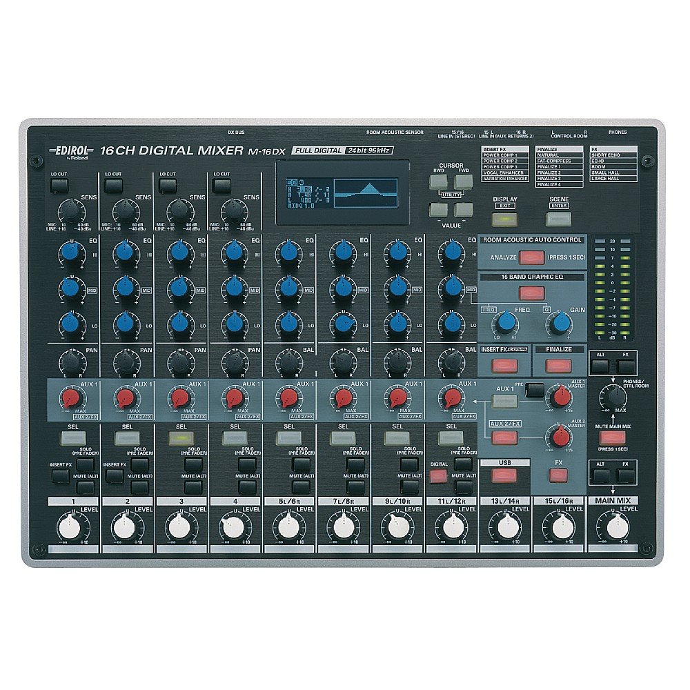 Amazon | 24-bit/96kHz 16chデジタル・ミキサー M-16DX | ミキサー