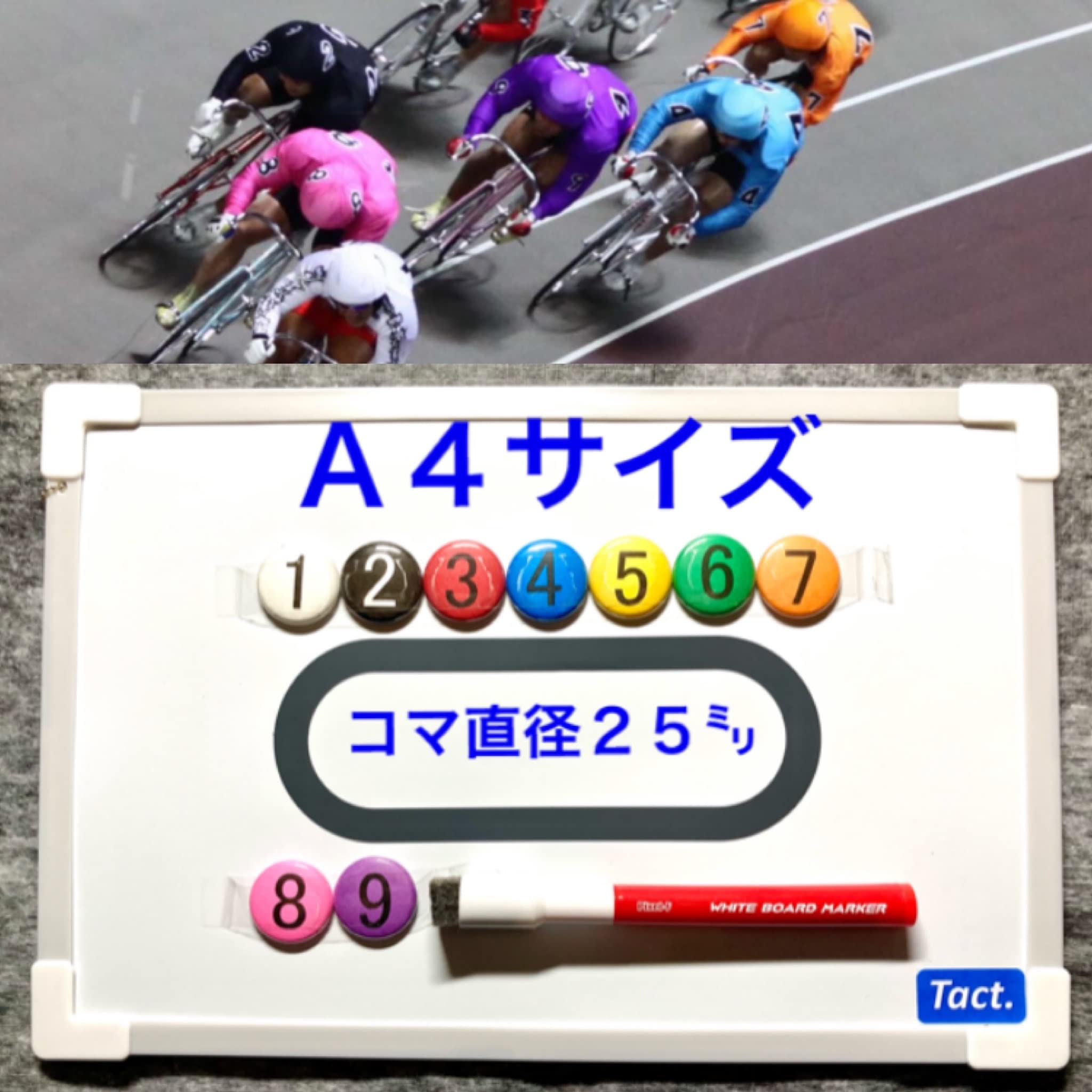 Amazon.co.jp: Tact.291 競輪ﾏｸﾞﾈｯﾄﾎﾞｰﾄﾞ 競輪予想 競輪ｸﾞｯｽﾞ A4ｻｲｽﾞ