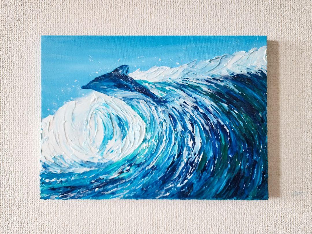 Amazon.co.jp: 風景画 海 テクスチャーアート 抽象画 海の絵 夏