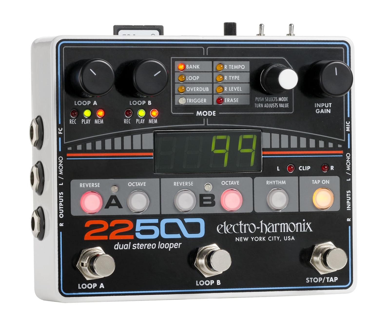 Amazon.com: Electro-Harmonix 22500 Dual Stereo Looper : Musical