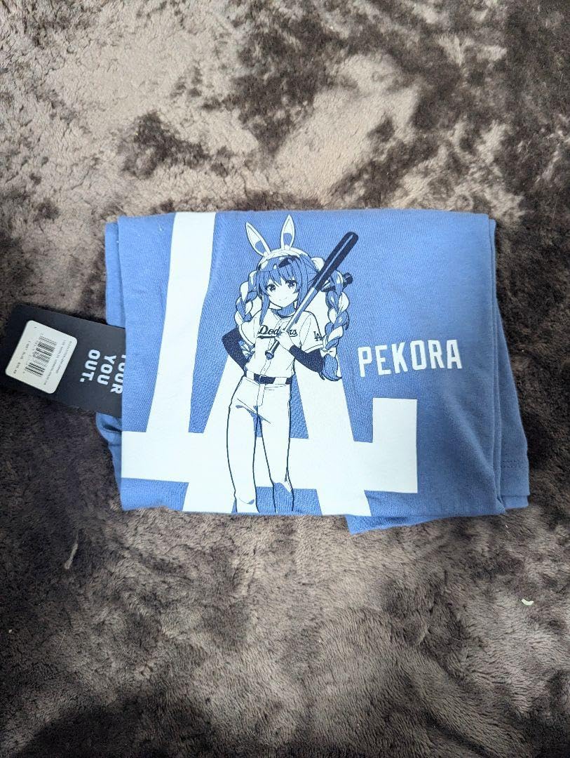 Amazon.co.jp: 兎田ぺこら ドジャース コラボ Tシャツ Lサイズ EUIG