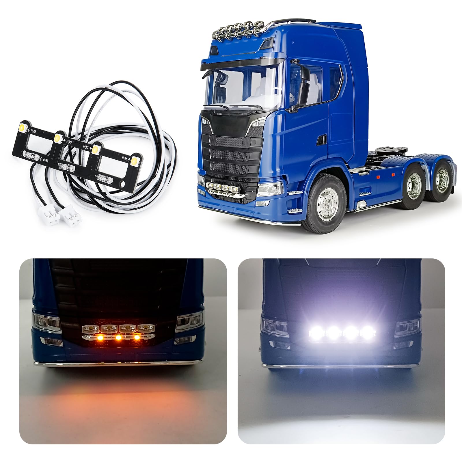 Amazon.co.jp: TRZX RC LED スポット ライト ヘッド ライト RC タミヤ