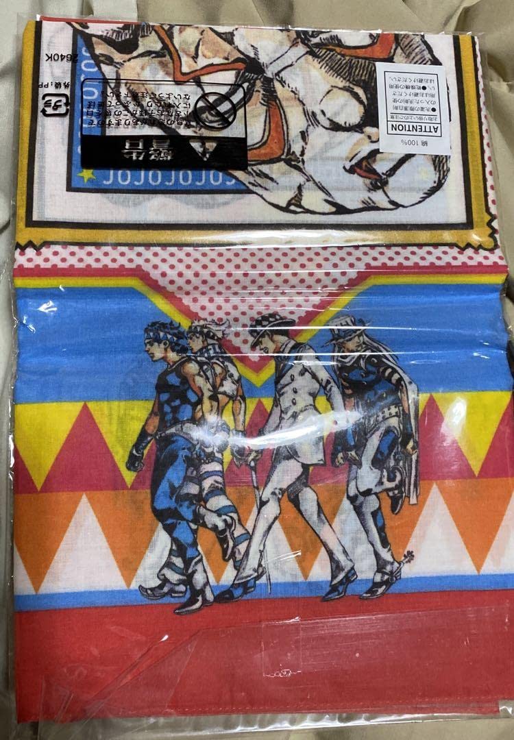 Amazon.co.jp: 荒木飛呂彦 原画展 限定 ハンカチ スカーフ ジョジョの