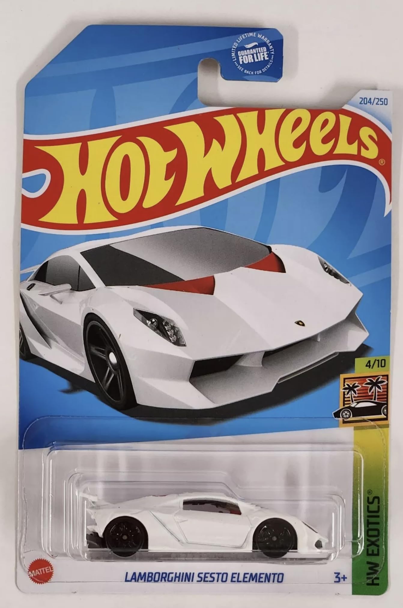Hot Wheels Lamborghini Sesto Elemento 204/250 White : Amazon.ca