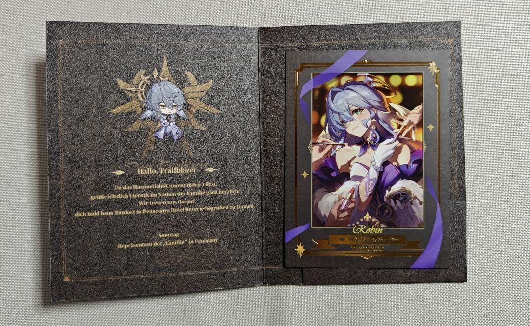 希少】崩壊スターレイル ドイツ 限定 ポスター ロビン 希少】崩壊