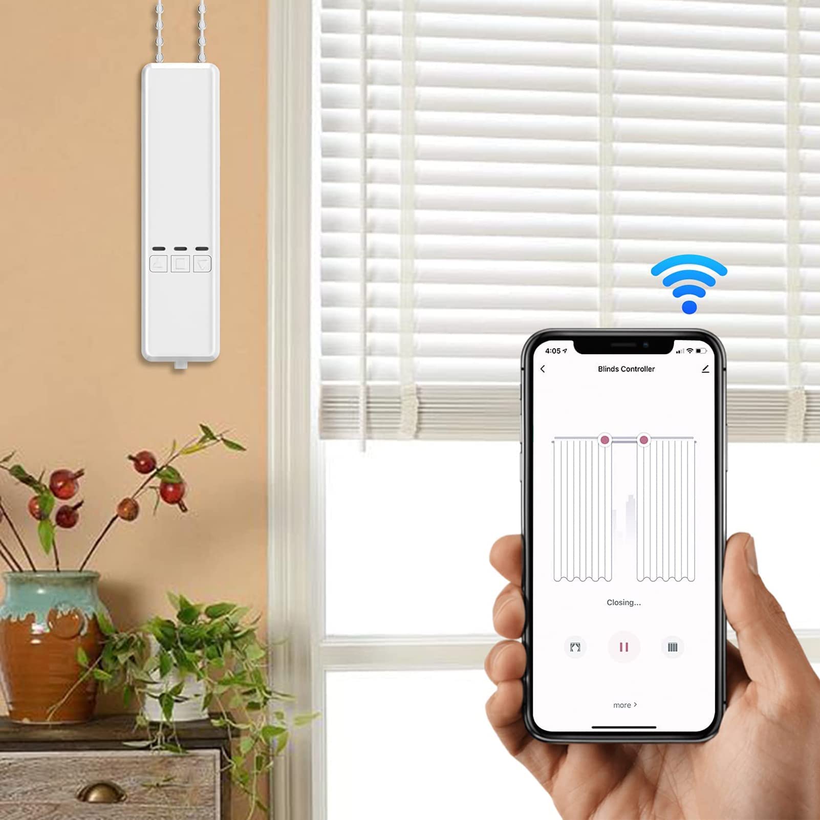 Amazon｜スマートブラインドモーター、WiFiローラーシェードドライバー