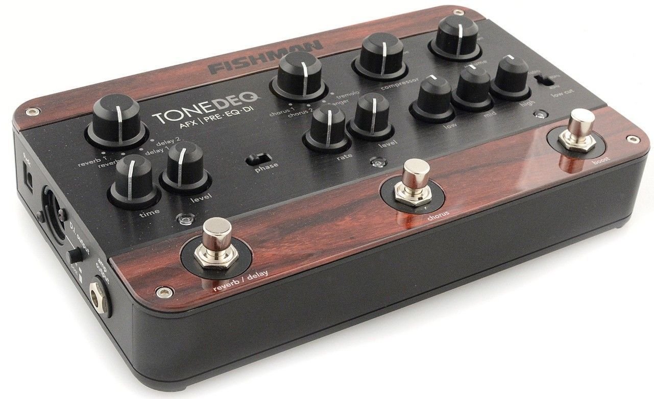Amazon | FISHMAN FX ToneDEQ AFX Preamp, EQ and DI with Dual