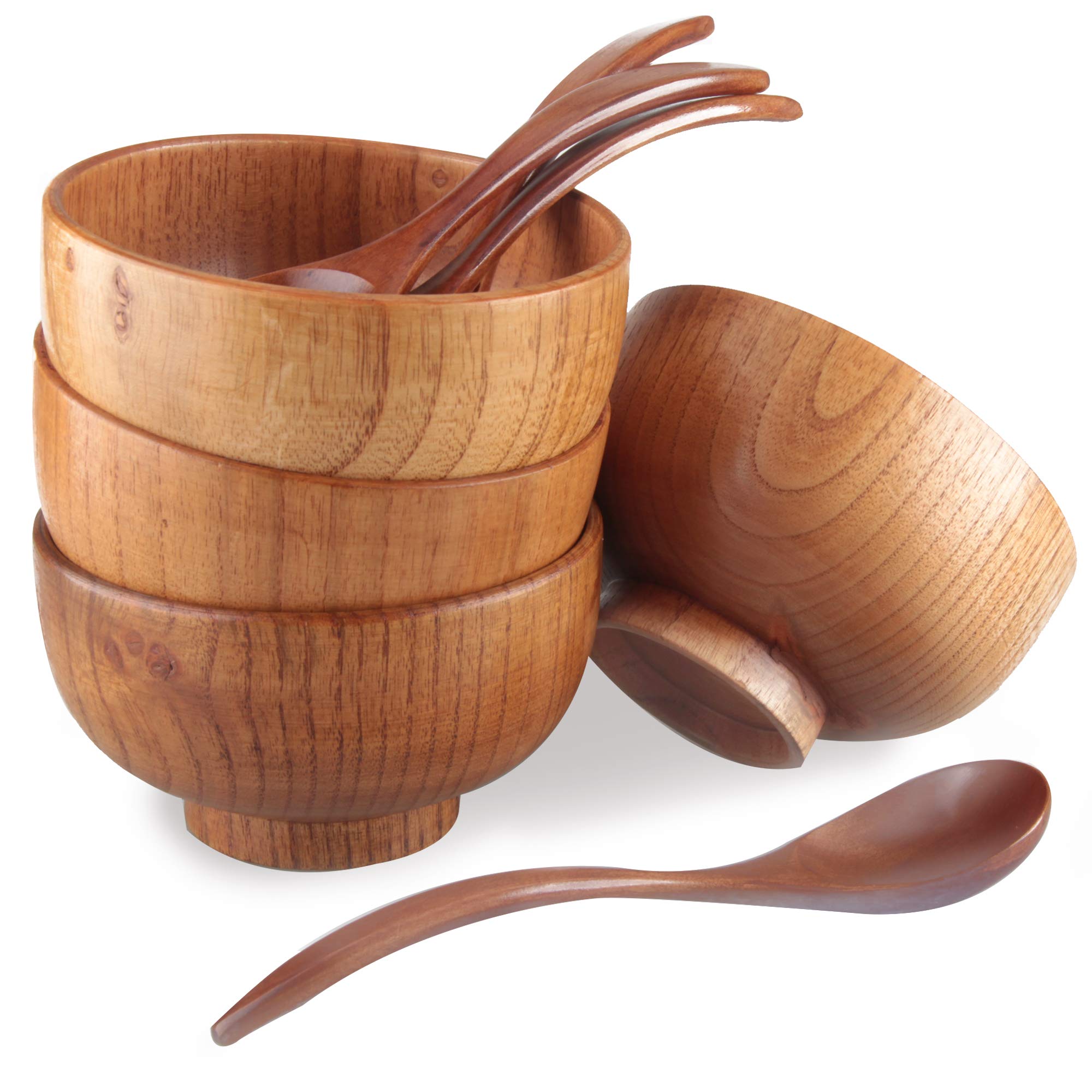 Amazon.com: Originalidad Handmade Wood Bowls,Jujube Wooden