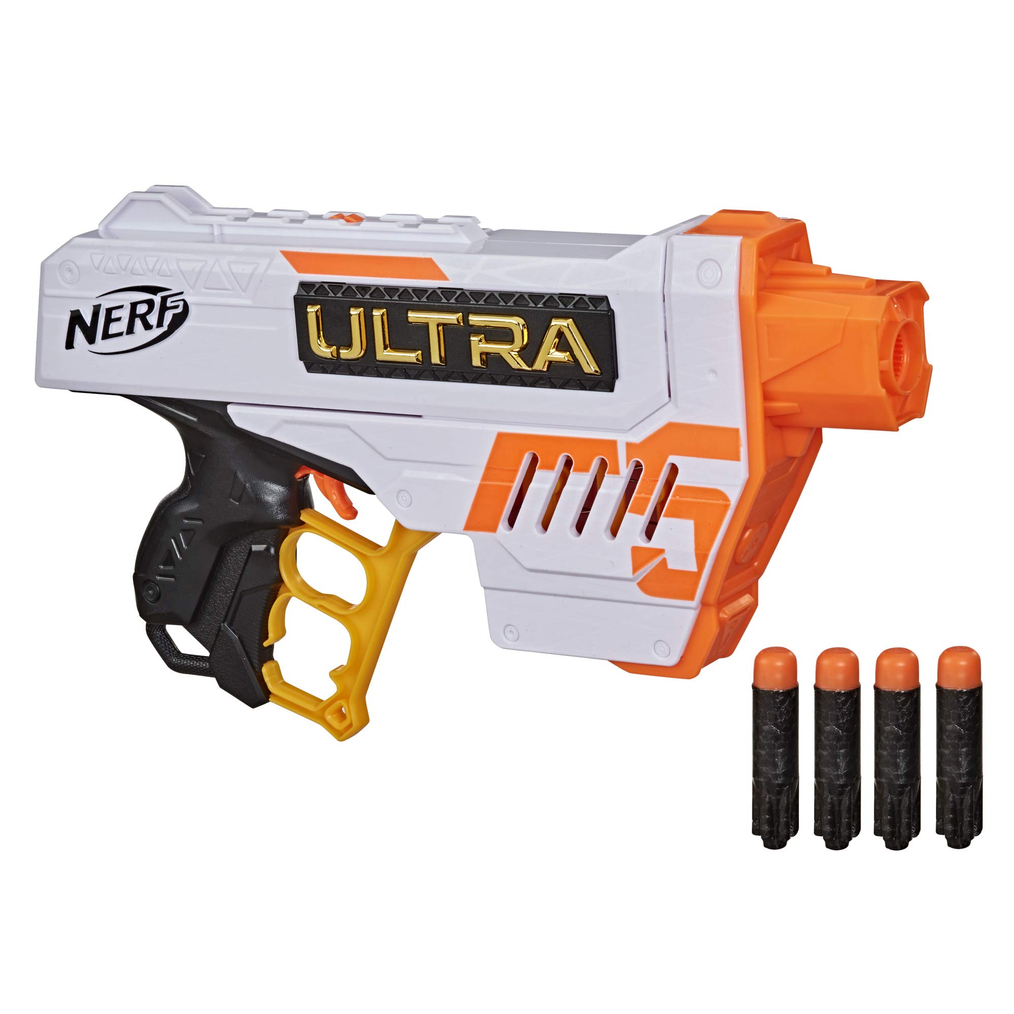Nerf Ultra Five Blaster - 4-Dart Internal Clip, 4 Nerf Ultra Darts