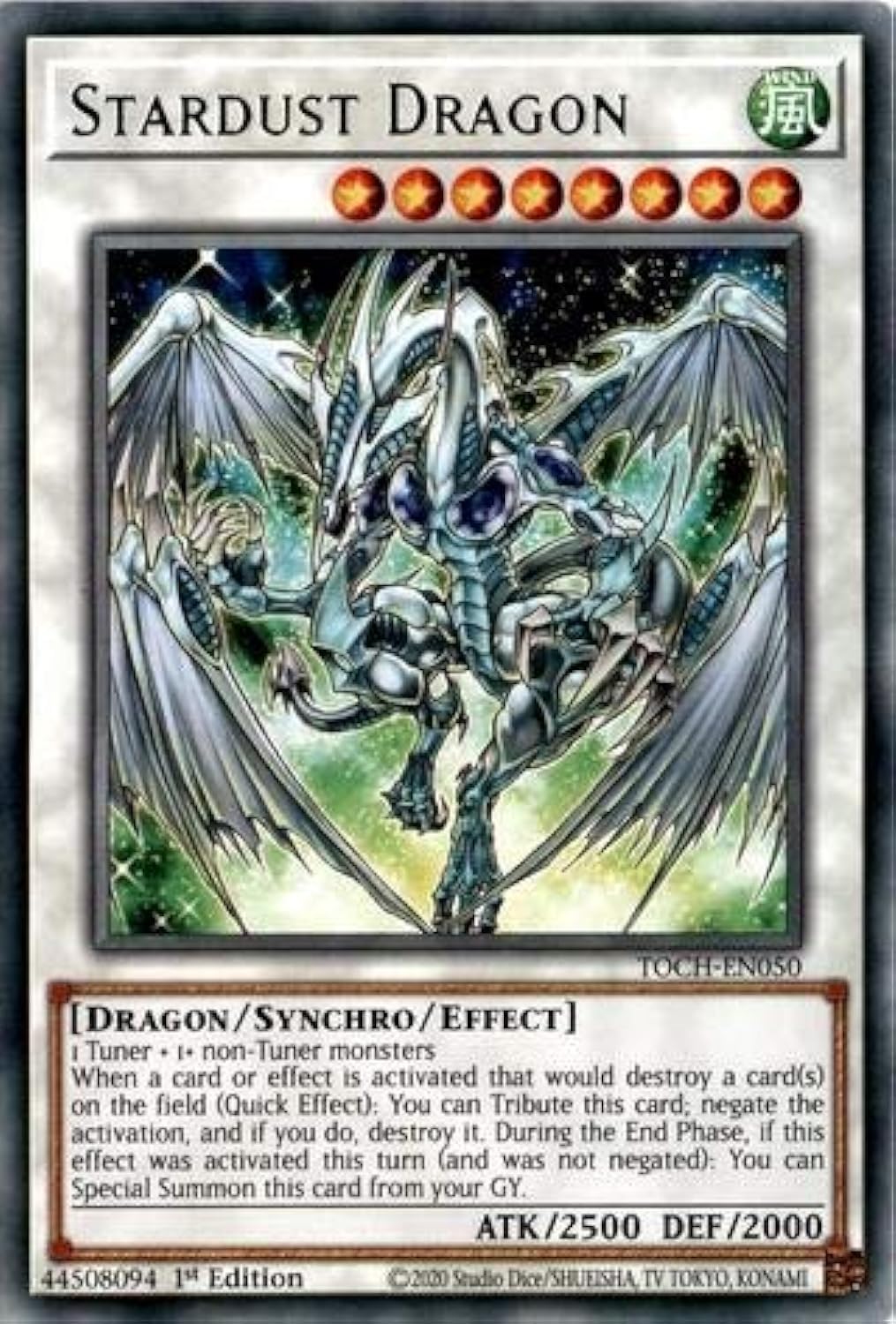 Amazon.com: Stardust Dragon - TOCH-EN050 - Rare - 1st Edition